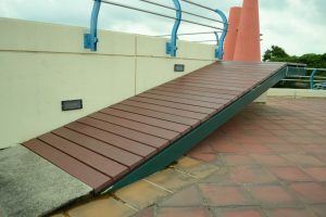 rampa de madera plastica